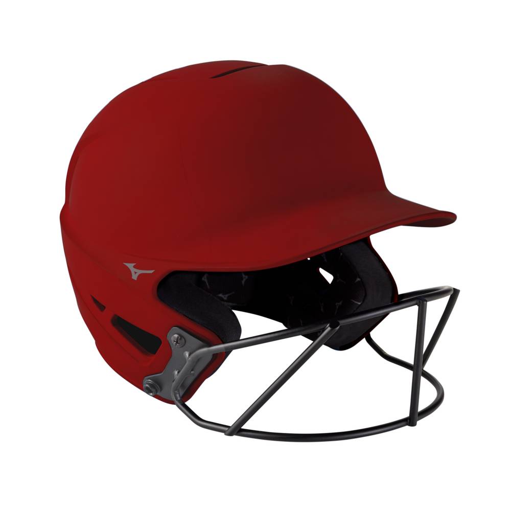 Capacete Mizuno F6 Fastpitch Softball Batting - Mulher - Vermelhas - ESCAP5761